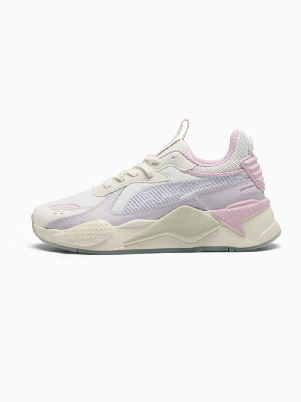 NEW RS-X Puma Off White-ish and Pastel Purple and Pink Logo